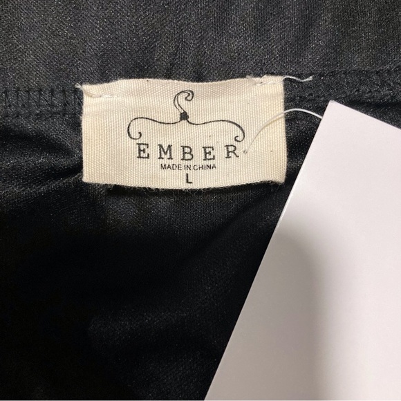 Ember Asymmetrical Handkerchief Black Sequin Midi Skirt - Picture 3 of 8